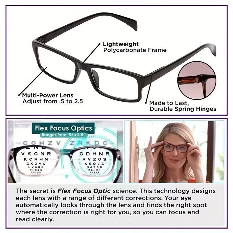 Auto Zoom Presbyopic HD Glasses Auto Focus Reading Glasses