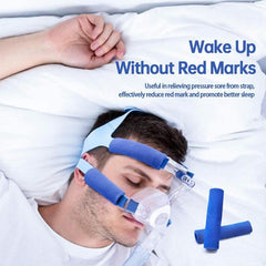 2pcs Soft Fleece CPAP Strap Covers Reduce Red Marks