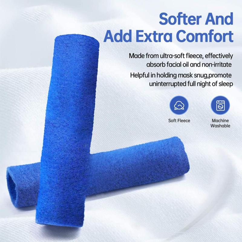 2pcs Soft Fleece CPAP Strap Covers Reduce Red Marks