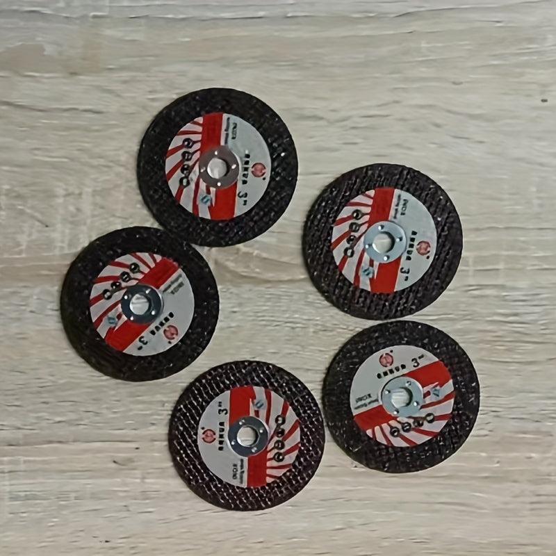 5pcs Mini Cutting Disc Circular Resin Grinding Wheel Sanding Disc 75mm