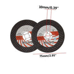 5pcs Mini Cutting Disc Circular Resin Grinding Wheel Sanding Disc 75mm
