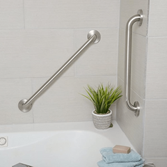 Heavy Duty Grab Bar Supports up to 500lbs, 1 Inch Diameter