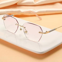Anti Light Reading Glasses Edge Frameless Anti UV Reading Glasses
