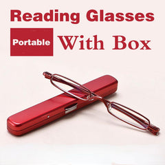 Presbyopic Glasses Style With Box Unisex Glasses Resin Lenses Hyperopia Glasses