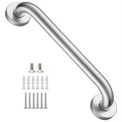 1pc Shower Grab Bar Stainless Steel Safety Grab Bar Handle Bathroom Balance Bar