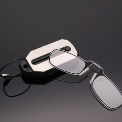 Ultra Light Foldable Reading Glasses with Nasal Clip