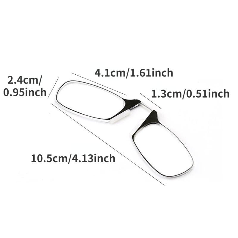 Ultra Light Foldable Reading Glasses with Nasal Clip