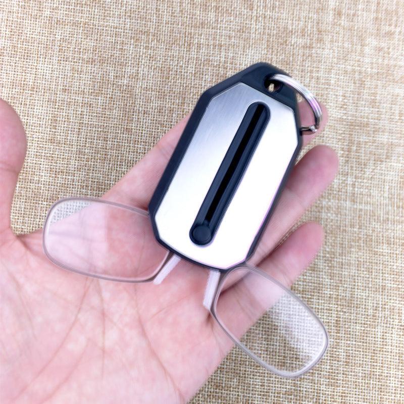 Ultra Light Foldable Reading Glasses with Nasal Clip