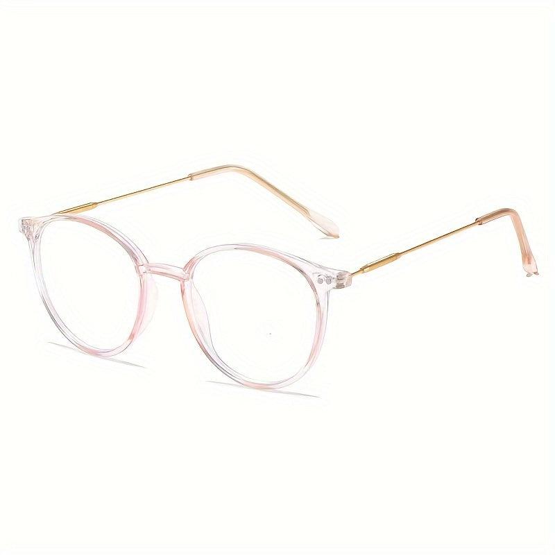 Retro Round Blackout Reading Glasses Women's Computer Glasses