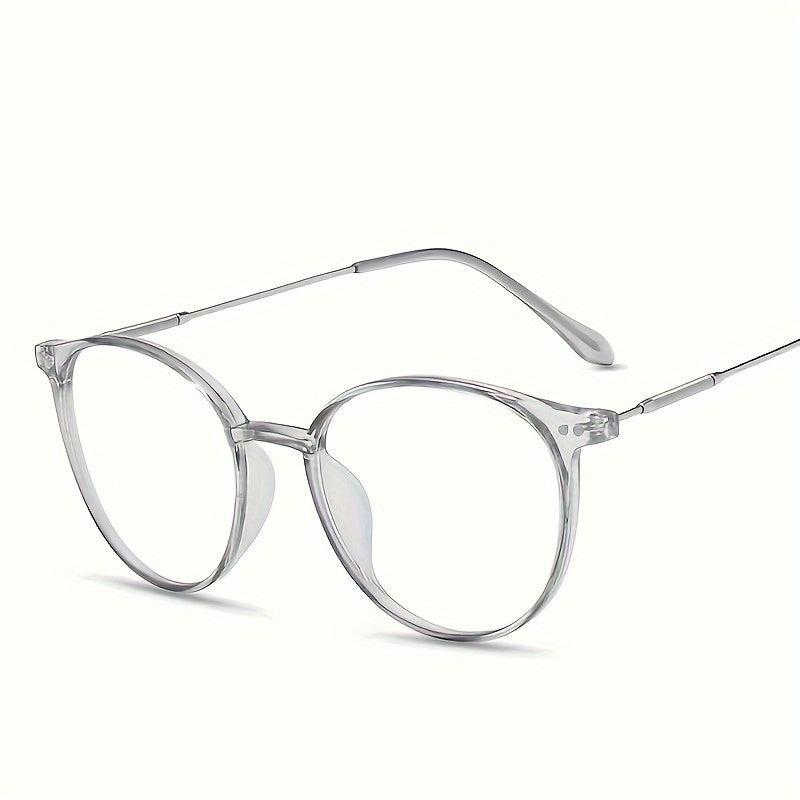 Retro Round Blackout Reading Glasses Women's Computer Glasses