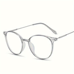 Retro Round Blackout Reading Glasses Women's Computer Glasses