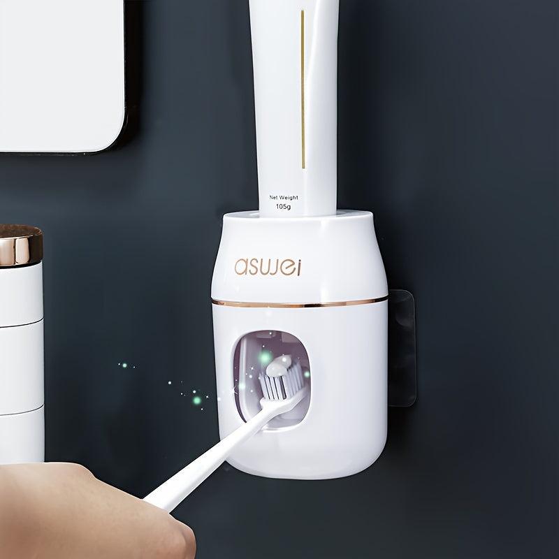 Wall mounted Toothpaste Dispenser for Bathroom Safety
