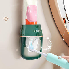 Wall mounted Toothpaste Dispenser for Bathroom Safety