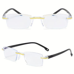 Light Blocking Reading Glasses Anti Eyestrain Computer Presbyopic Glasses