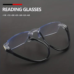 Light Blocking Reading Glasses Anti Eyestrain Computer Presbyopic Glasses