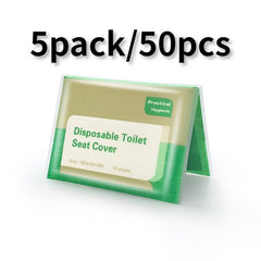 100pcs Disposable Toilet Seat Cover Portable Flushable Travel Public Restrooms