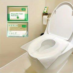 100pcs Disposable Toilet Seat Cover Portable Flushable Travel Public Restrooms