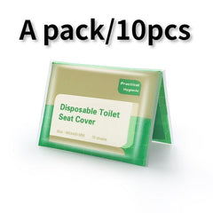100pcs Disposable Toilet Seat Cover Portable Flushable Travel Public Restrooms