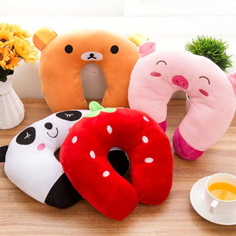Cartoon Neck Pillow High Speed Rail Travel Nap U shaped Pillow