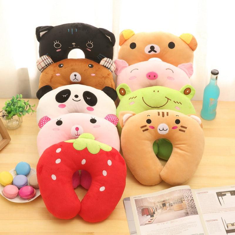 Cartoon Neck Pillow High Speed Rail Travel Nap U shaped Pillow