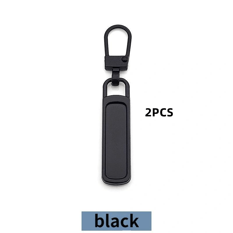 2pcs Metal Zipper Head Repair Tool, Small Hole Pull Lock Pendant