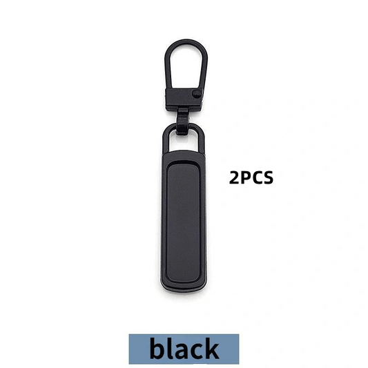 2pcs Metal Zipper Head Repair Tool, Small Hole Pull Lock Pendant