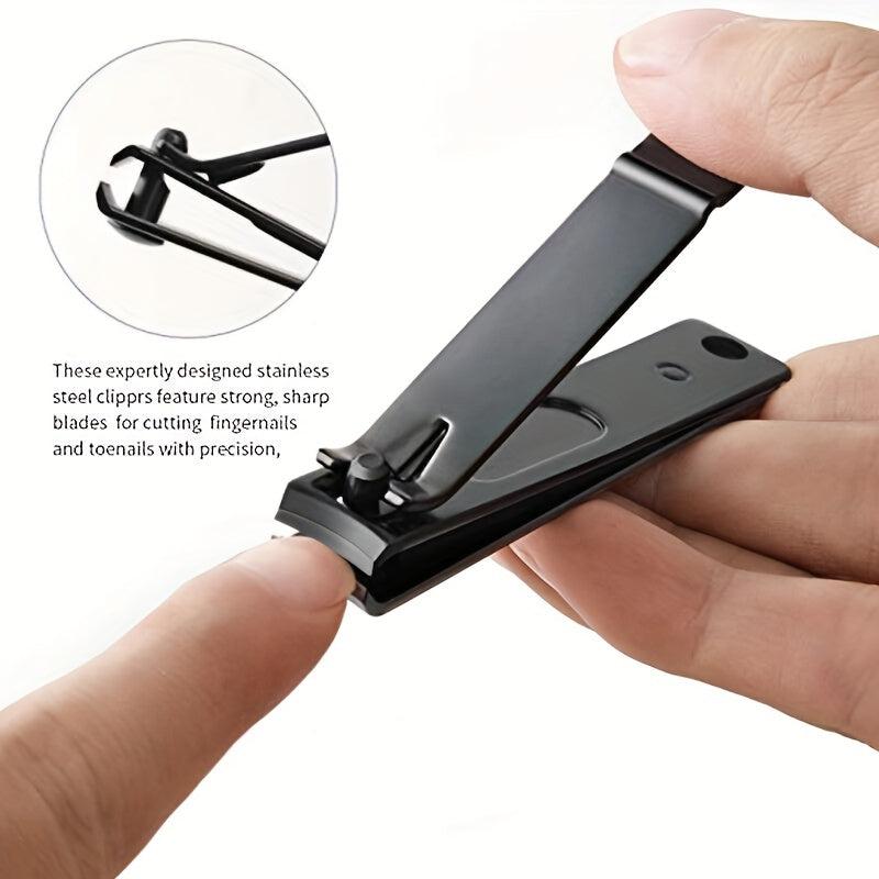 3pcs Stainless Steel Nail Clipper Set for Travel & Home Pedicures
