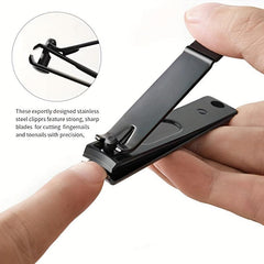 3pcs Stainless Steel Nail Clipper Set for Travel & Home Pedicures