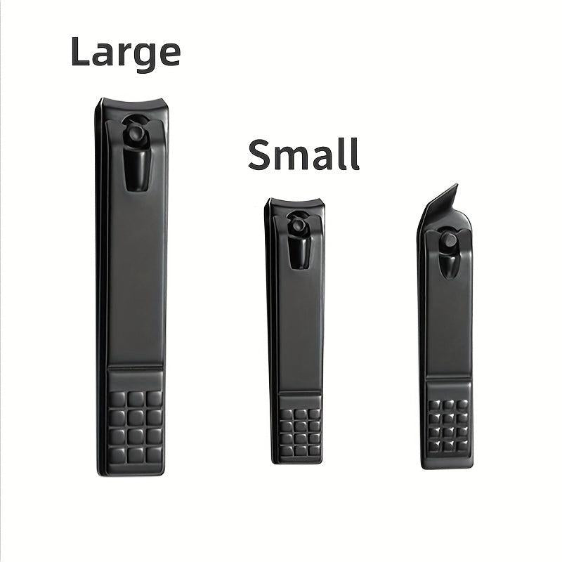 3pcs Stainless Steel Nail Clipper Set for Travel & Home Pedicures