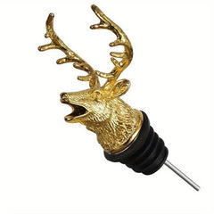 Stainless Steel Red Wine Stopper For Champagne Bottle Deer Cork