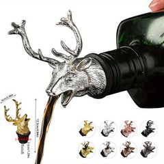 Stainless Steel Red Wine Stopper For Champagne Bottle Deer Cork