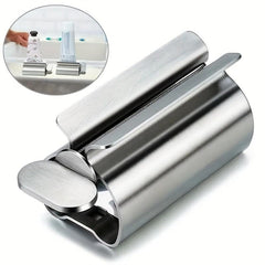 Stainless Steel Toothpaste Squeezer & Holder Set