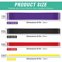 Fitness Resistance Band Elastic Band for Chest Pull-up Yoga Strength Assistance