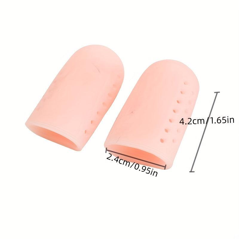 2pcs Big Toe Protector Anti-wear Silicone Foot Finger Protector