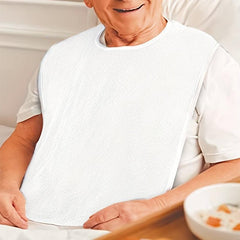 Adult Anti Stain Eating Bib Keeps Clothes Clean & Dry