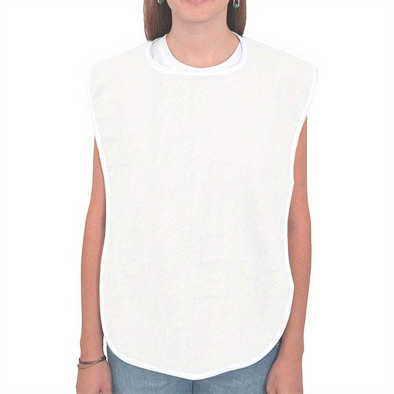 Adult Anti Stain Eating Bib Keeps Clothes Clean & Dry