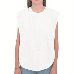 Adult Anti Stain Eating Bib Keeps Clothes Clean & Dry