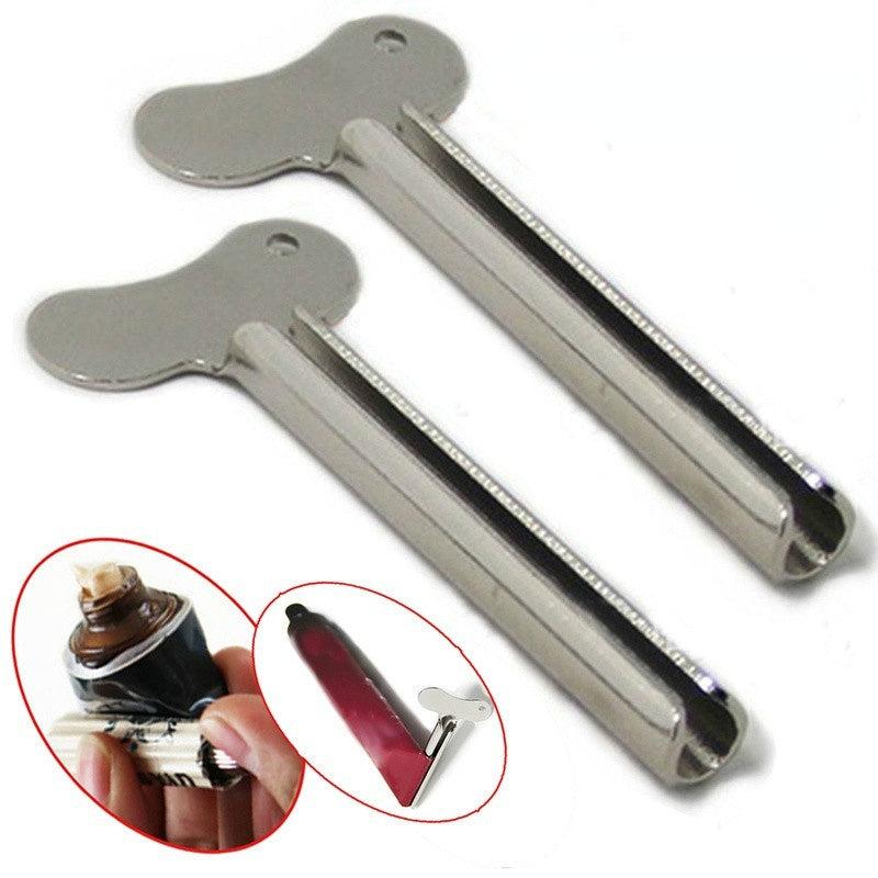 2pcs Metal Toothpaste Dispenser - Easy and Time-saving