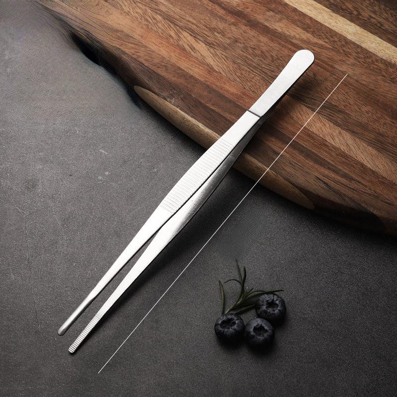Stainless Steel Kitchen Tongs BBQ Food Clip Churrasco Tweezers Restaurant Tools