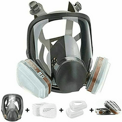 15-in-1 Full Face Respirator Mask w/ Safety Goggles