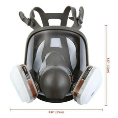 15-in-1 Full Face Respirator Mask w/ Safety Goggles