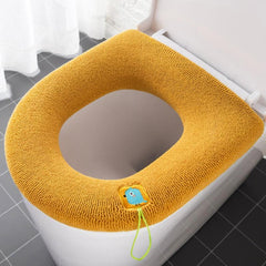 Thick Toilet Seat Cushion Knitted Washable Cover