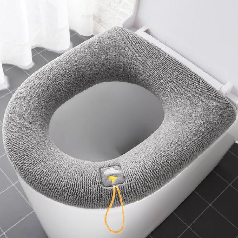 Thick Toilet Seat Cushion Knitted Washable Cover