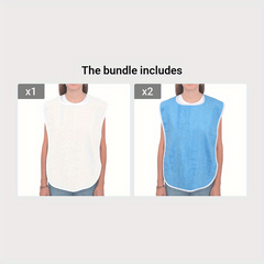 Adult Anti Stain Eating Bib Protects Clothes While Eating