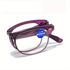 Stylish Folding Presbyopia Glasses for Women - Anti-Light High Glasses