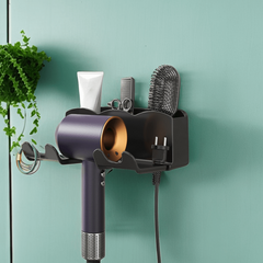 Hair Dryer Storage Rack Wall Mount Non-Perforated Pylon Mount