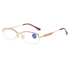 Reading Glasses for Ladies Middle-aged & Elderly with Light-Compatible Frame