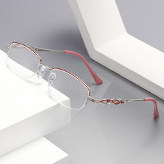 Reading Glasses for Ladies Middle-aged & Elderly with Light-Compatible Frame