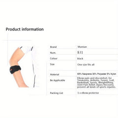 Sports Pressurized Elbow Protector Arm Guard Warm Joint Elbow Protector