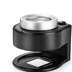 6 Light Coin Magnifier Portable Metal Eye Loupe for Sewing Jewelry Textiles